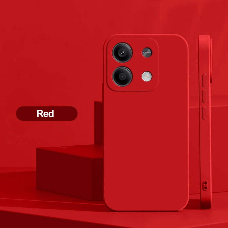 Original quadratische Flüssigsilikon-Handyhüllen für Xiaomi Redmi Note 13 14 Pro Note 14 Pro + Note 13 Pro Plus 5G stoßfeste Rückseite – Detail 12