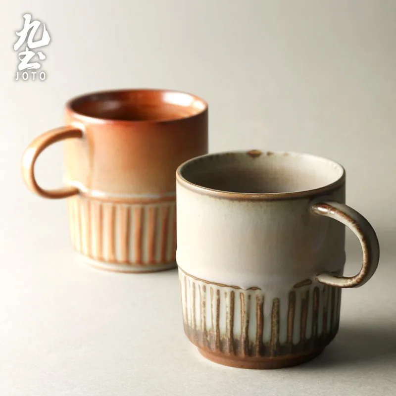 

JOTO Rustic Japanese Handmade Pottery Coffee Mug CFR0098