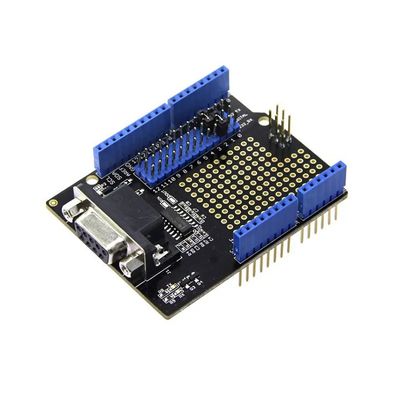 db9-max232-rs232シールド、arduino拡張ボード、開発ボード