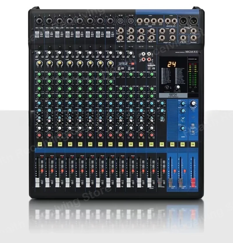 

Миксер с фантомными эффектами MG Professional MG10XU/MG12XU/MG16XU Дорожная сцена Свадебное представление