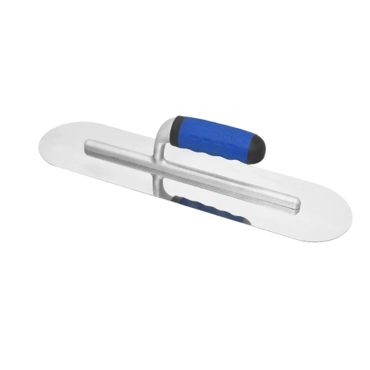 2025 + مقبض بلاستيكي من الفولاذ المقاوم للصدأ أداة مجرفة تشطيب الخرسانة المستديرة أداة تشطيب الخرسانة أداة مقبض بلاستيكي يدوية ، C