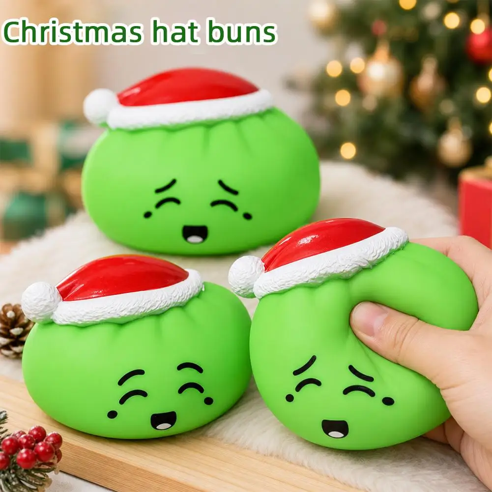 1Pc New Dumpling Stress Balls Aesthetic Desktop Sensory Toy Creative Office Fidget Gift