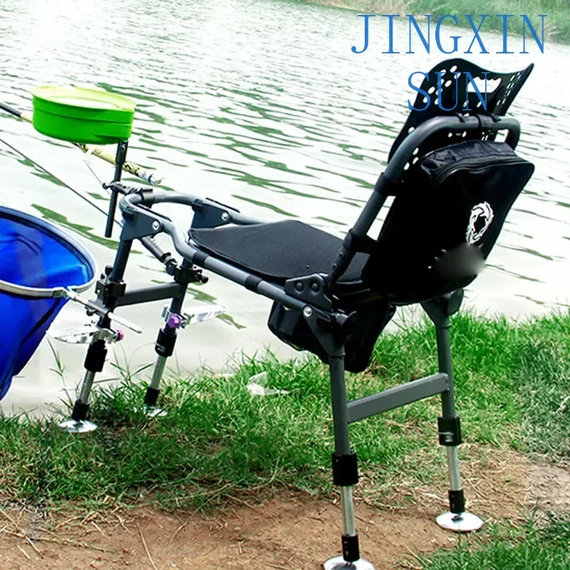 New Small Fishing Chair Folding Portable Multi-function Light Table Fishing Seat New Multi-terrain Wild Fishing Chair