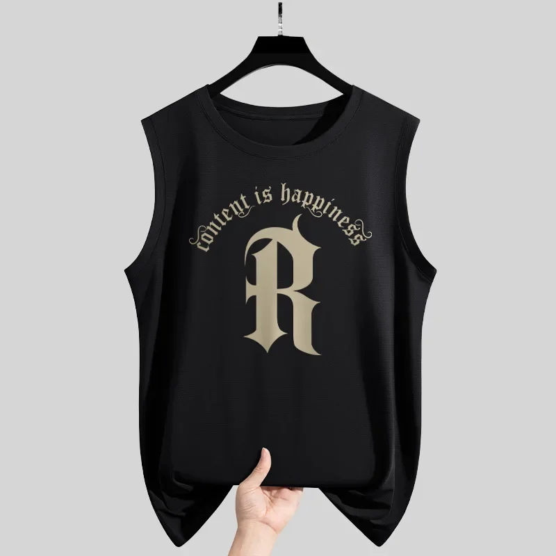 

Summer tank top Breathable cool mesh top bodybuilding Sports sleeveless shirts Gym Muscle Sportswear Waistcoat Men clothing