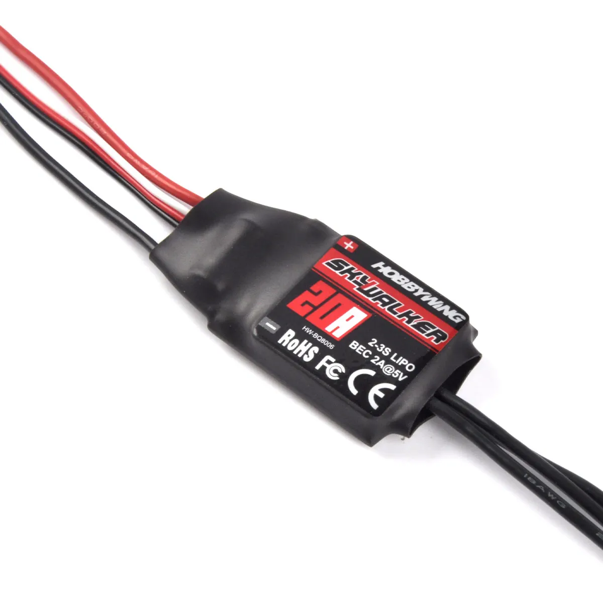 Hobbywing Skywalker 2-6S Brushless ESC Speed Controller 12A/15A/20A/40A/50A/60A/80A Build in BEC UBEC For RC HeliCopter Airplane