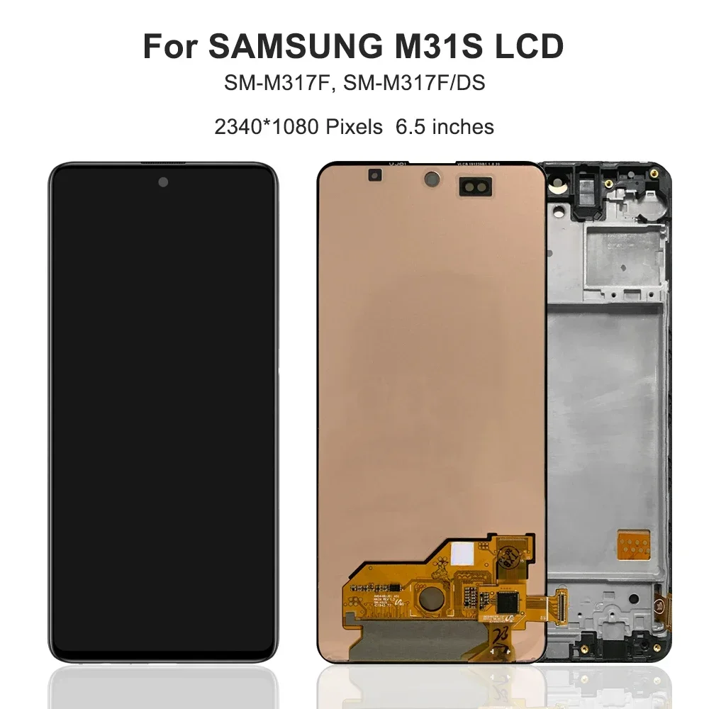 

ЖК-дисплей 6,5 ''m31s для Samsung для Ori M317 M317F M317F/DS, сменный сенсорный экран с цифровым преобразователем в сборе