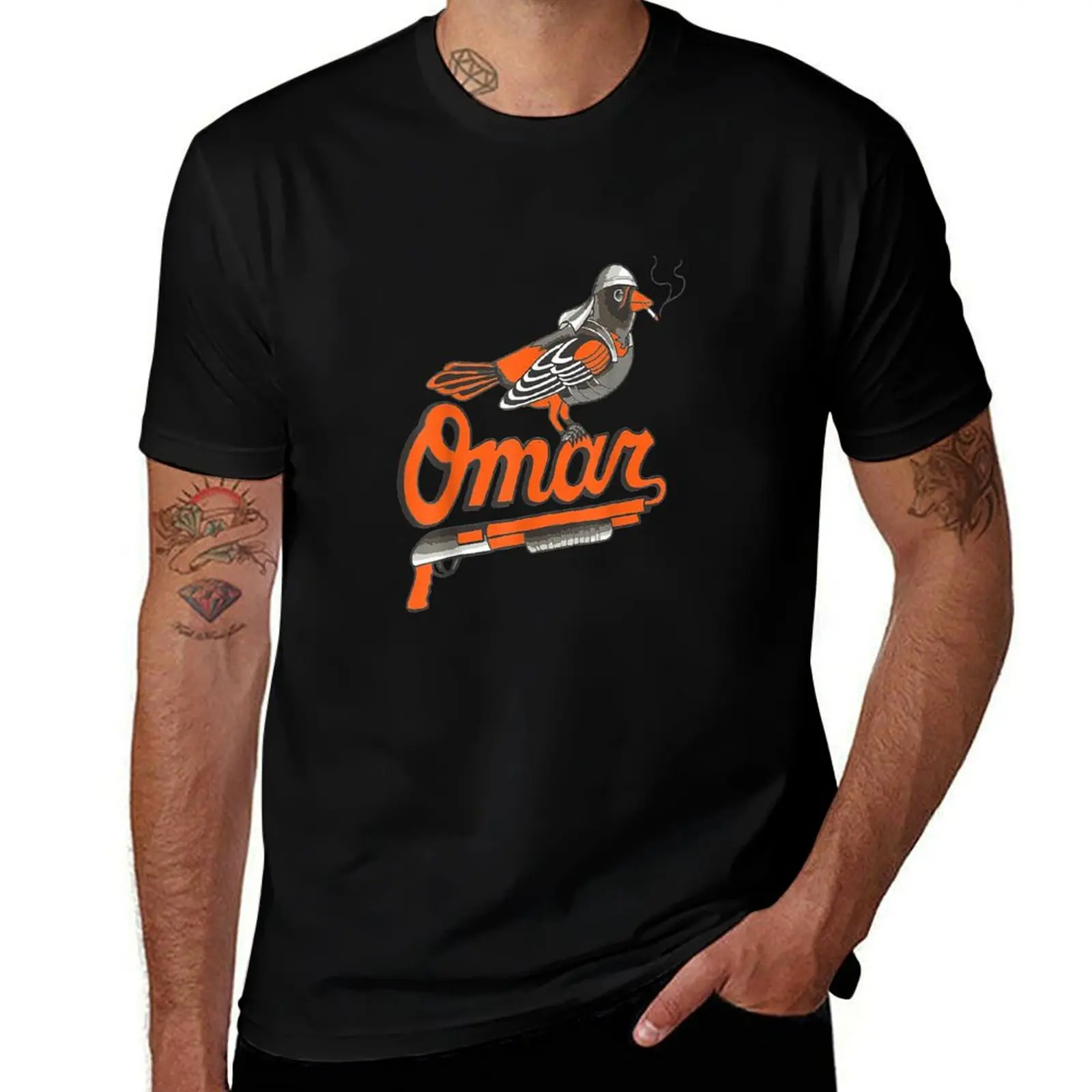 

Omar-Orioles T-Shirt sweat anime tshirt Louboutins korean fashion mens big and tall t shirts