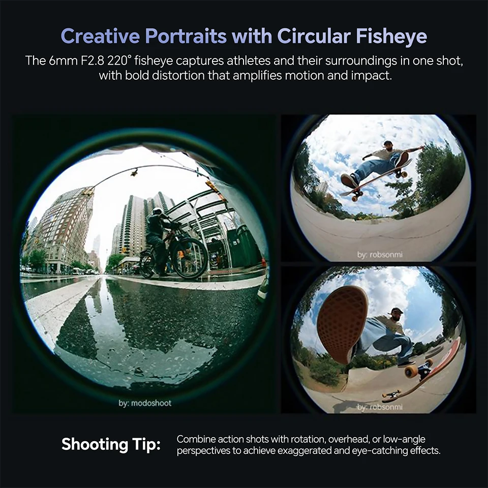 AstrHori 6mm F2.8 Full Frame Circular Fisheye Lens Manual Focus Ultra-wide Angle Camera Lens for SONY E NIKON Z CANON RF L Mount