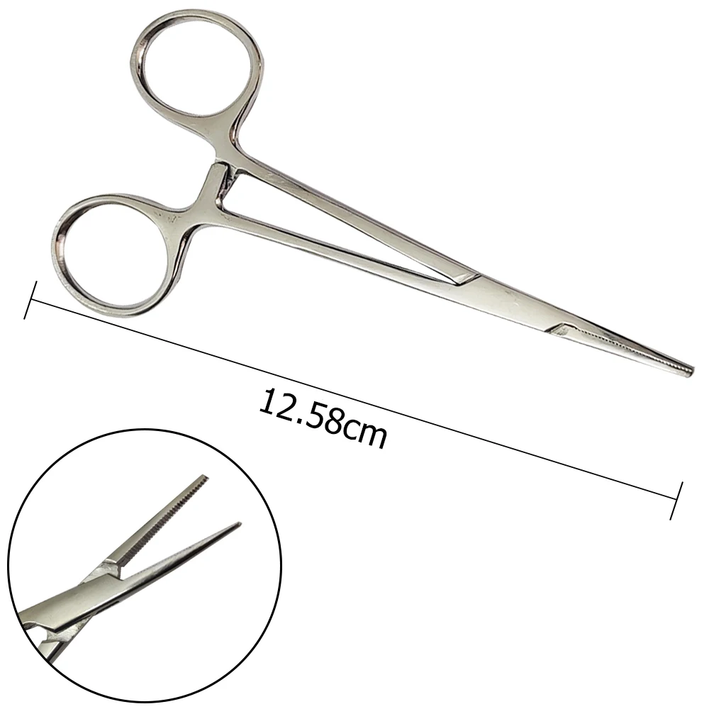 الفولاذ المقاوم للصدأ ملقط مرقئ ملقط الأوعية الدموية مقاطع جراحية مستقيم الكوع مقاطع البعوض الكبيرة والصغيرة نماذج كاملة #2