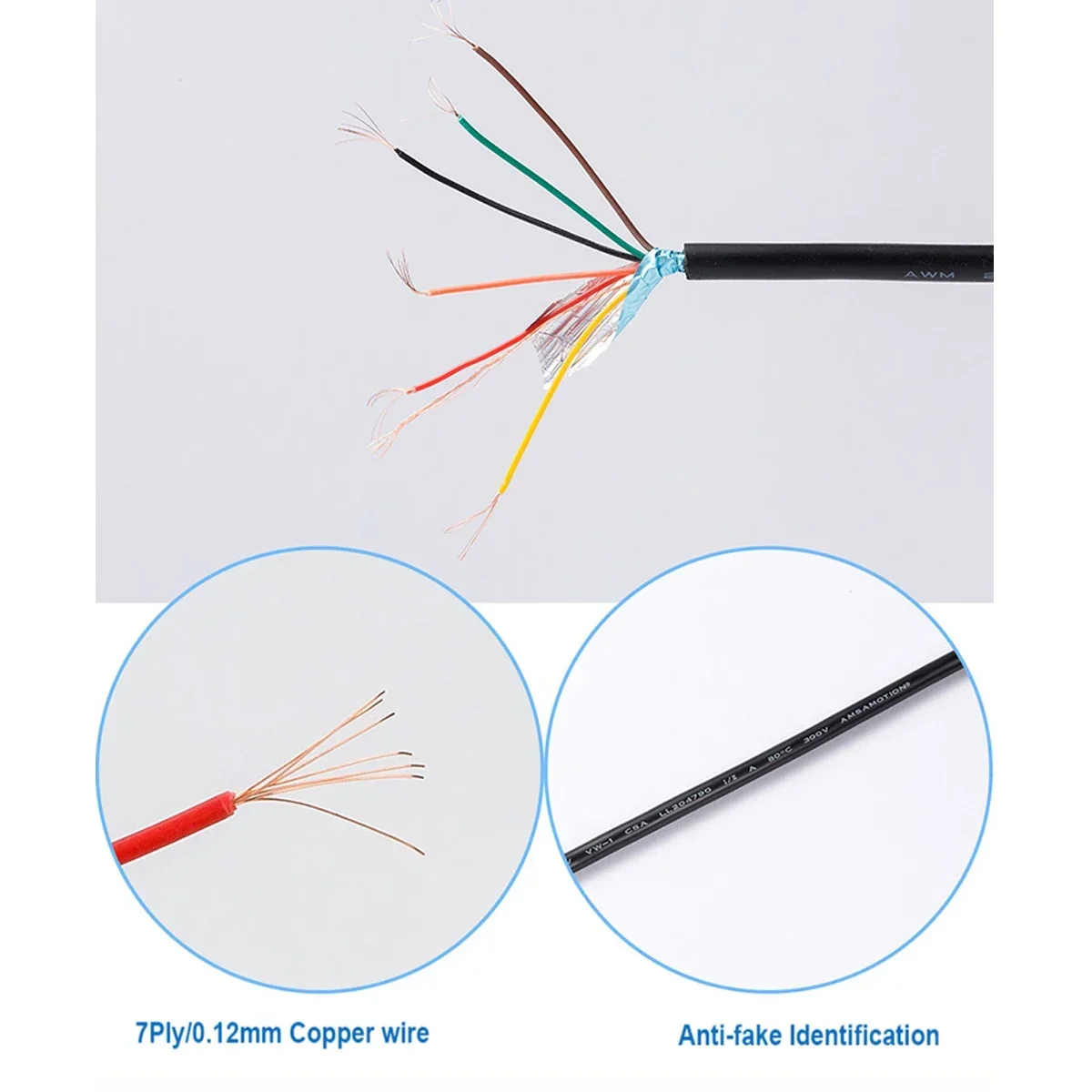 GT01-C30R2-9S for Mitsubishi GT1040/1050/GT11/GT15 Touch Screen Programming Cable Data Line with Magnetic Ring