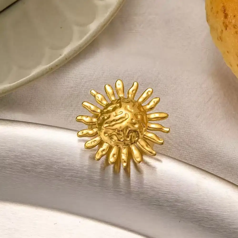 

Кольцо из нержавеющей и титановой стали для женщин: элитное, геометрическое, не тускнеющее, модное ювелирное украшение