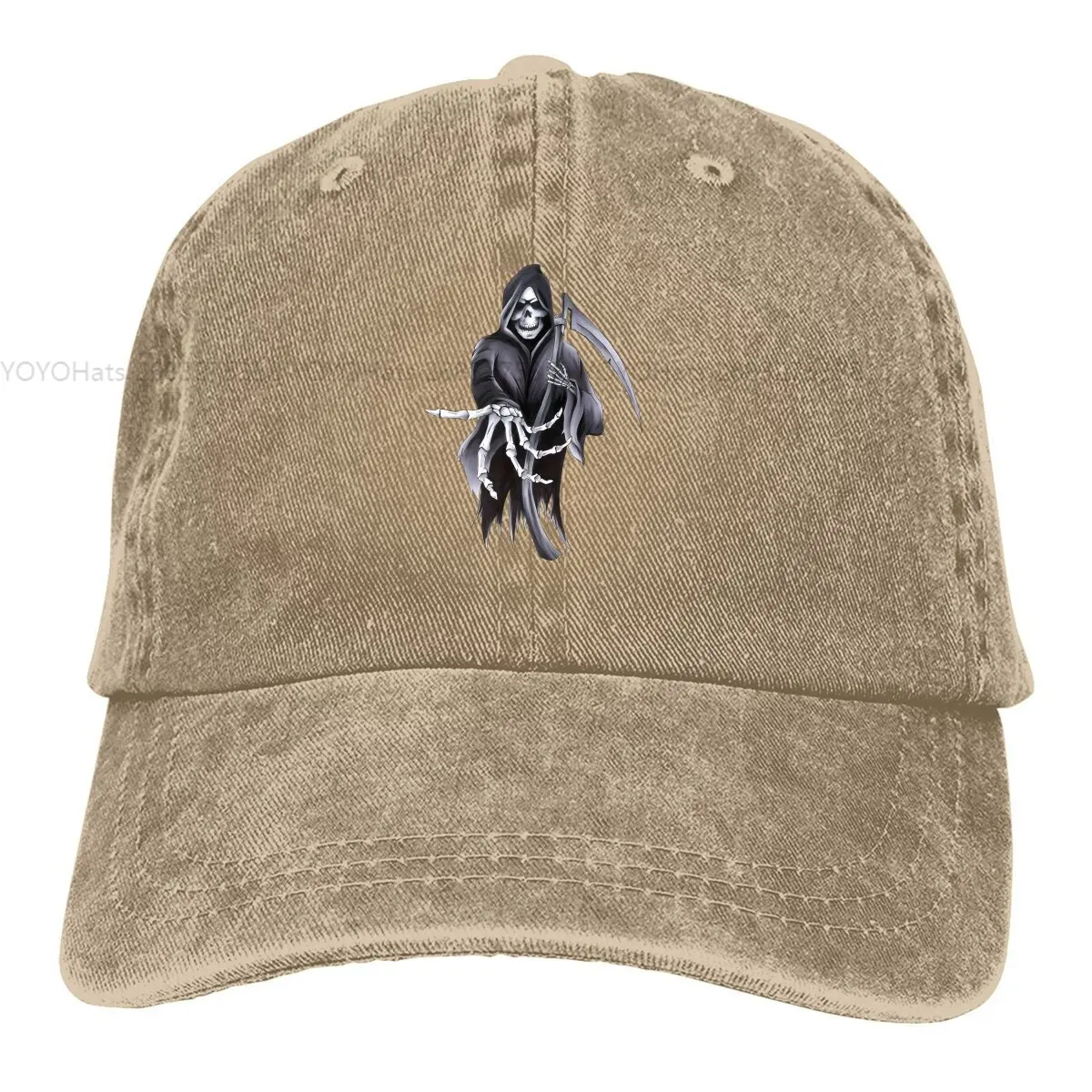 Pure Color Dad Hats Beautiful Tattoo Women's Hat Sun Visor Baseball Caps Santa Muerte Peaked Cap