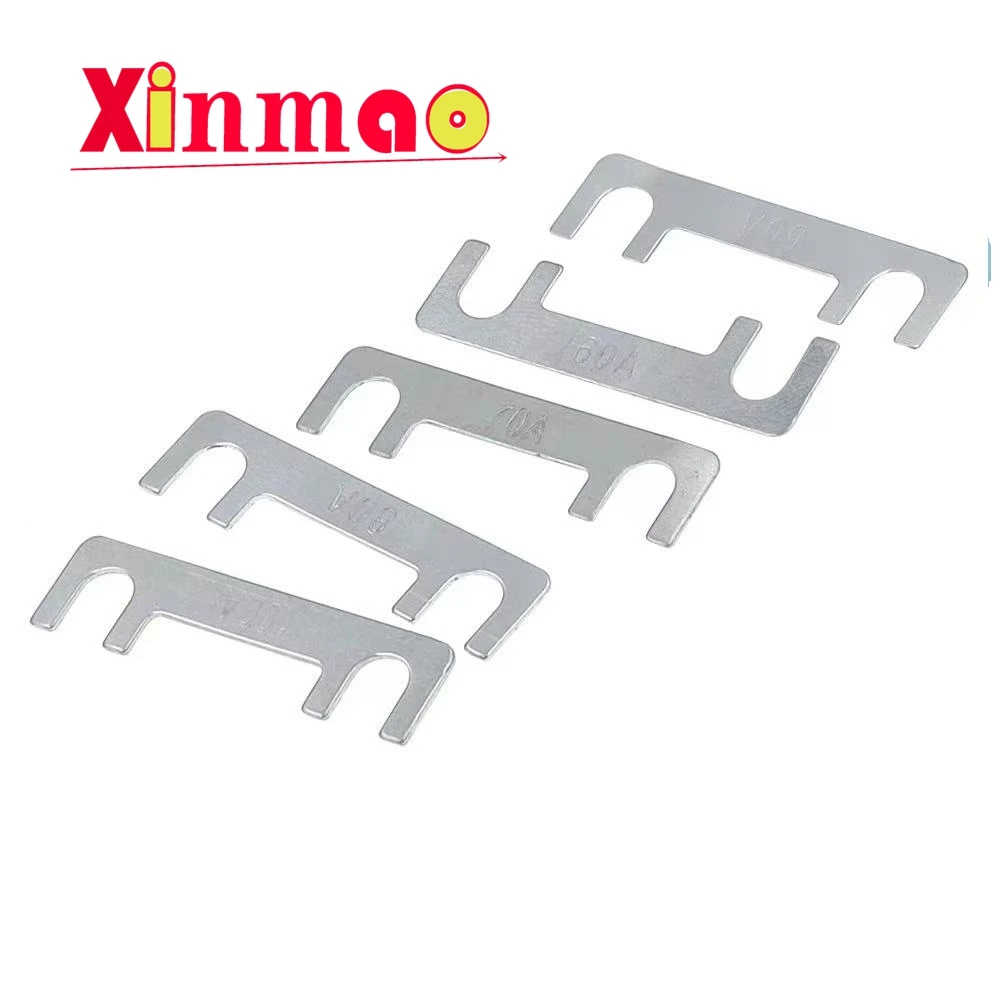 2pcs Flat panel fuses for automobiles, battery fuses, plug-in bolts, fork bolt high current buses, and heavy-duty trucks