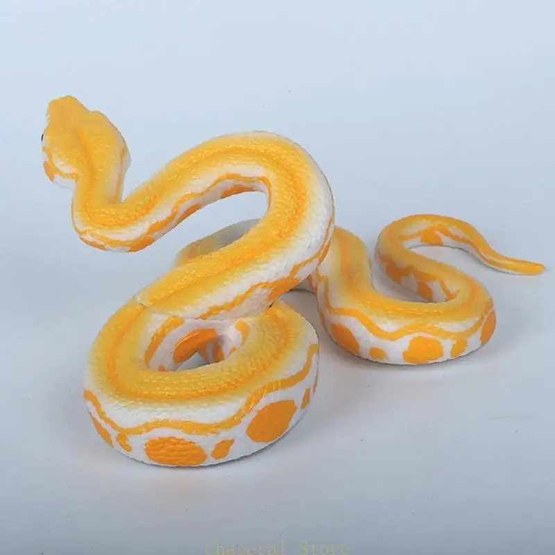 E7ce Garden đạo cụ trò đùa mô phỏng trò đùa động vật cao FITURINE Snake mới lạ và trò đùa chơi trò đùa