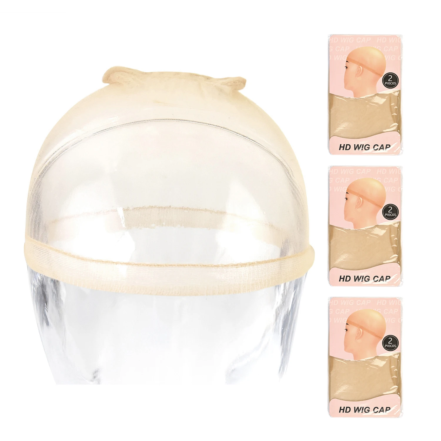 

6 Pcs/3Packs Hair Nets Wig Caps Stretchable Mesh Caps for Weaving Wig Caps Thin Stocking Caps for Making Wigs