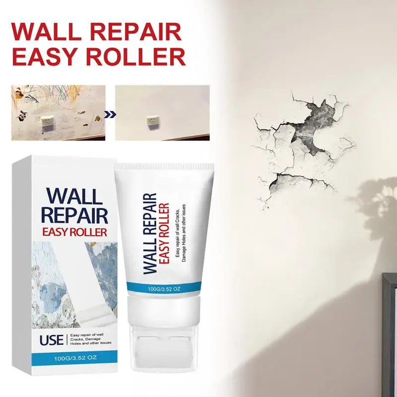 Metope-Colar Rolo para Reparação De Parede, Escova De Rolamento, Limpador Doméstico, Removedor De Mancha, 100g