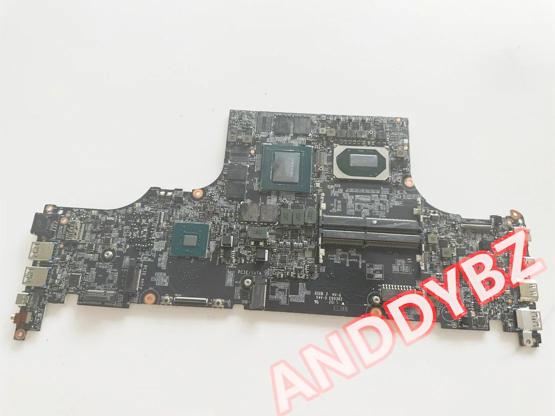 Original MS-16V11 for  MSI GS66 MS-16V11  laptop motherboard with I7-10750H AND RTX2060M  100% Perfect Work