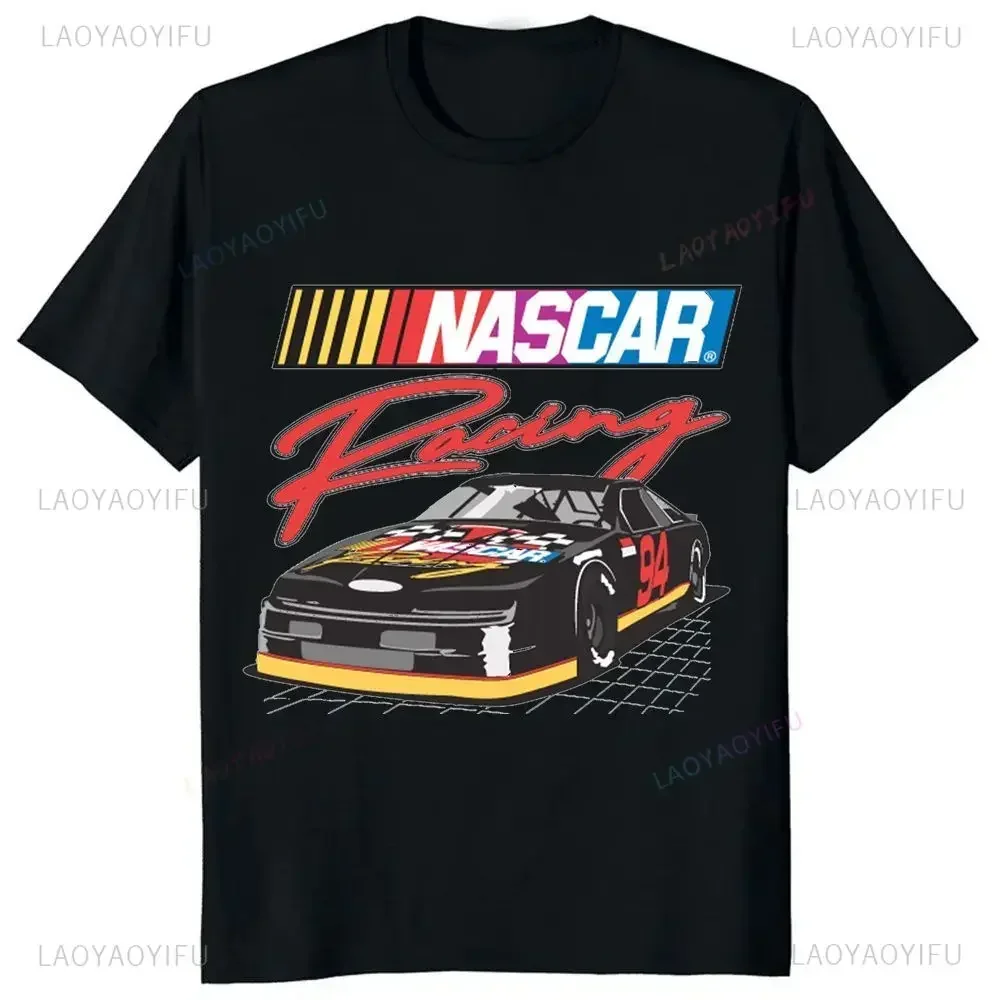 Portrait Vintage NASCAR Daytona 500 Shirt Racing Summer Trend Harajuku Short Sleeve Unisex Graphic Oversized T-shirt