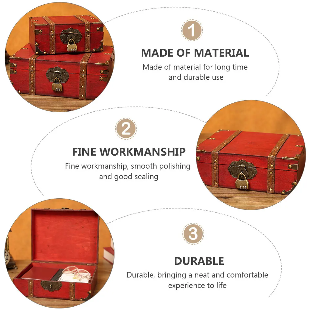 

Box Wooden Desktop Organizer Smooth Polishing Jewelry Earrings Accessories Small Sundries Box Home Storage