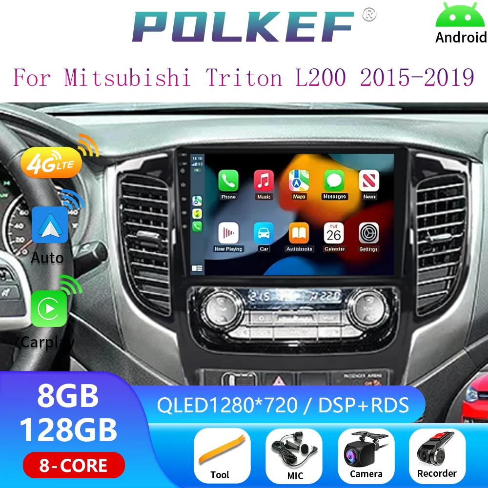 

2015 2016 2017 2018 2019 Car Radio GPS Multimedia Video Player Android 16 Carplay for Mitsubishi Pajero Sport 3 L200 5 Triton 3