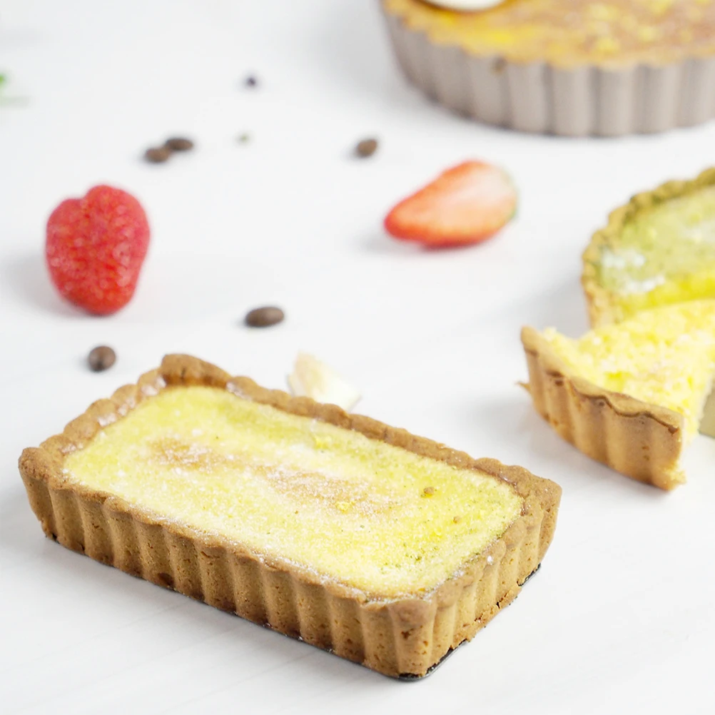 

2 Pcs Toast Live Bottom Pie Plate Loaf Pans for Baking Bread Quick Release Tool