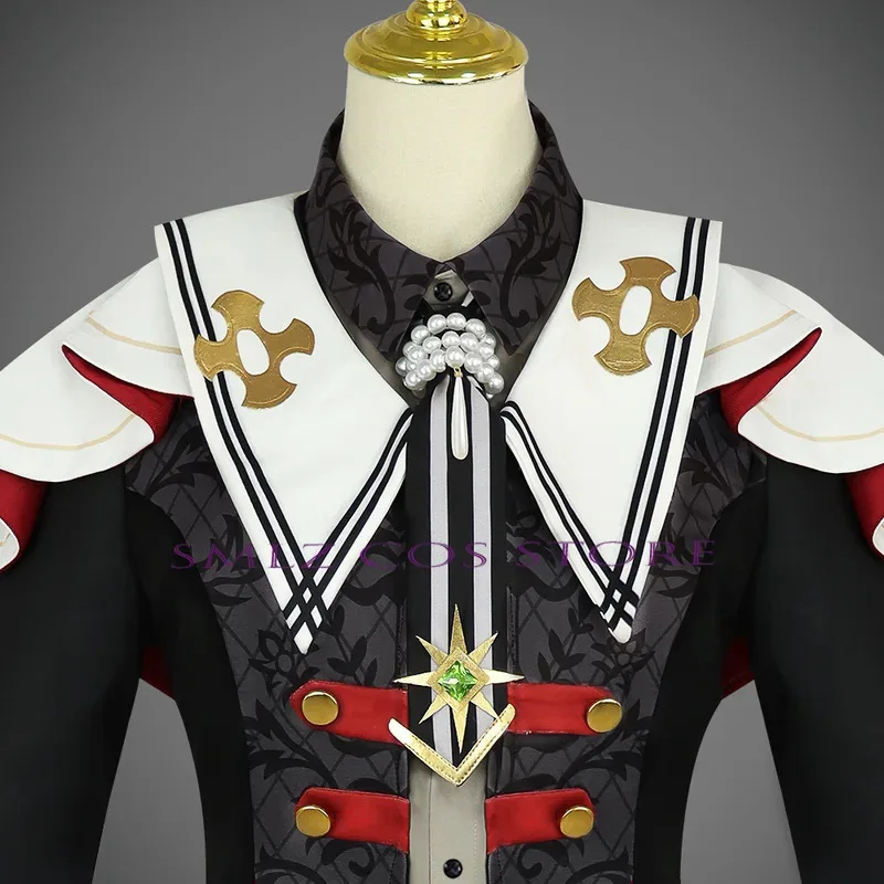 AIAI 2025 게임 앙상블 별 코스프레 천사 의상 새로운 기사 스오우 츠타사 쏘나무 코스프레 유니폼 모자 가발