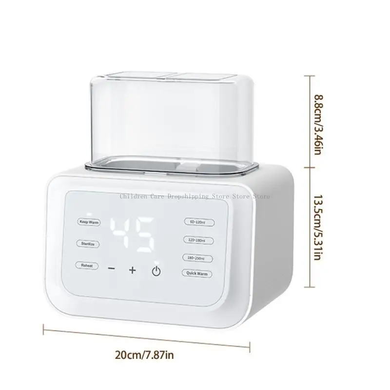 Space Saving Double Bottle Baby Warmer Function Baby Bottle Warmer for Busy Parents & Caregivers