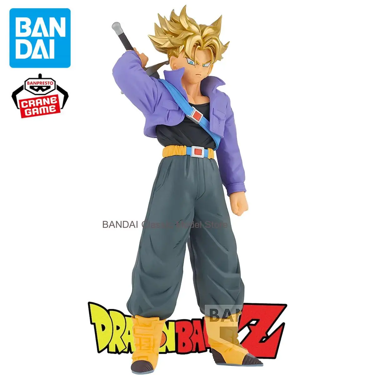 

In Stock BANDAI Genuine Anime Dragon Ball Z BLOOD OF SAIYANS Torankusu Trunks Action Figure Collectible Model Toy Ornaments Gift