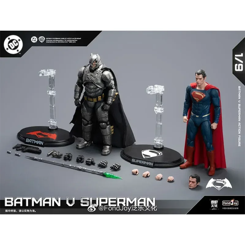 

NEW Original Fondjoy BVS Armored Batman Battle Damaged Superman Figure Set 1/9 Batman v Superman：Dawn of Justice DC Collection