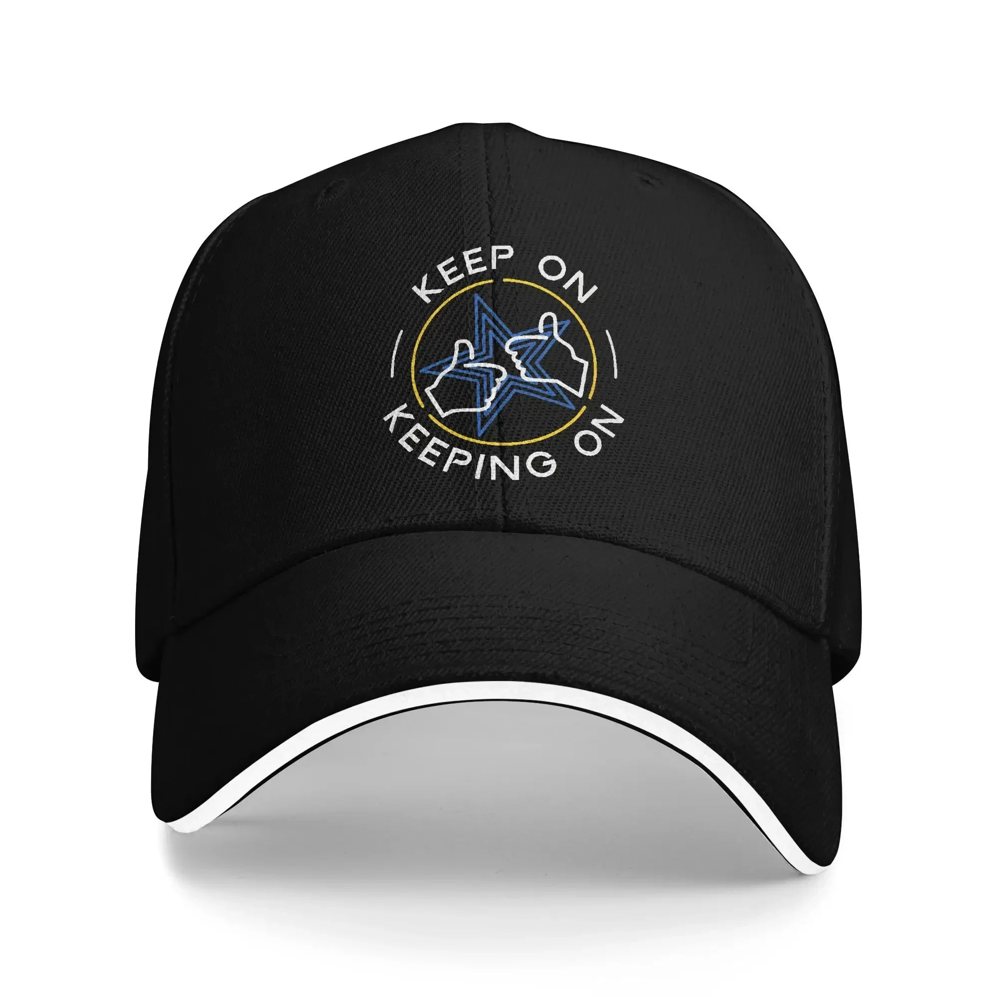 New Death Stranding Keep On Keeping  Sandwich Hats Adult ,Outdoor  Caps Dad Hat Adjustable Polyester Baseball  Washable
