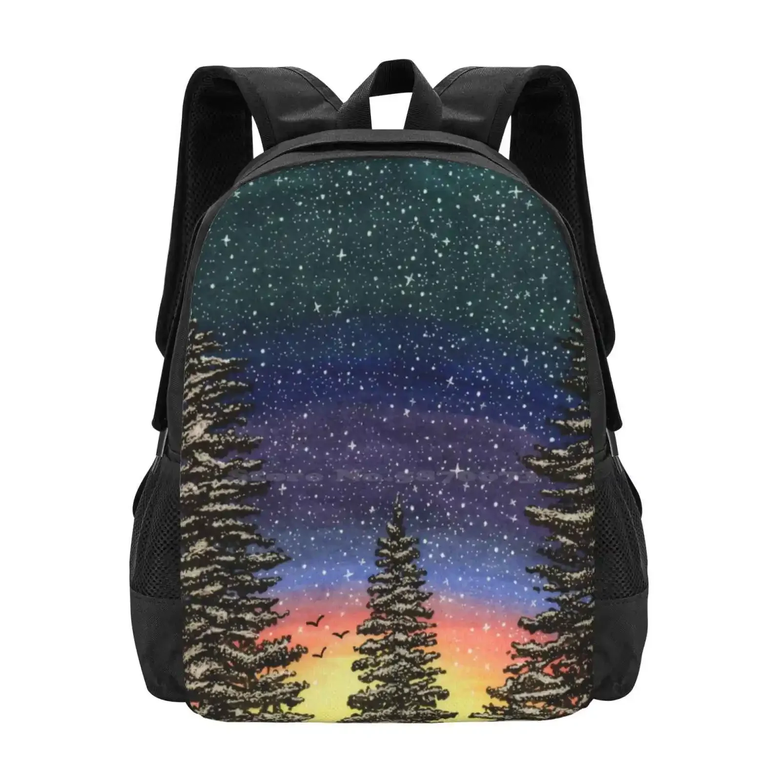

Spruce Sunset School Bags For Teenage Girls Laptop Travel Bags Sunset Traditional Copic Marker Spruce Nature