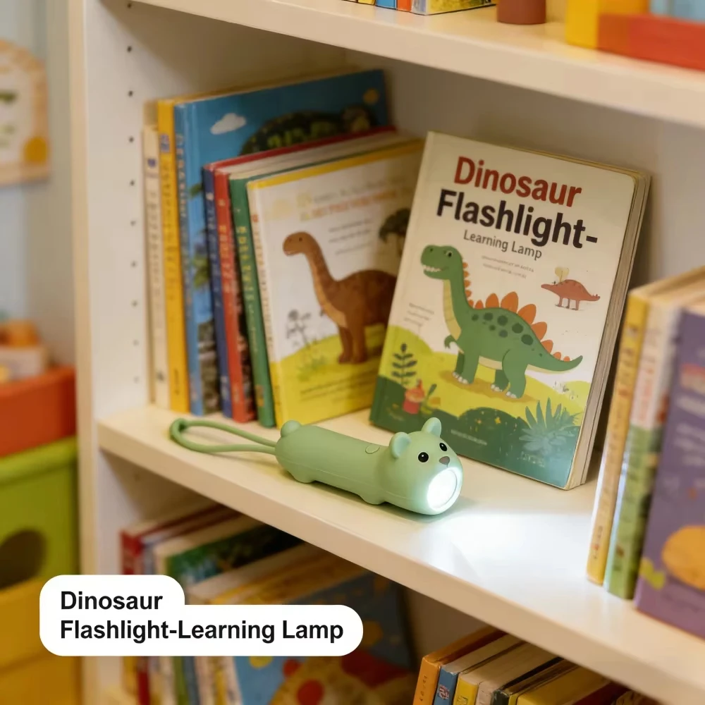 GGbingo Silicone Animal Flashlight LED Emergency Light Rabbit Dinosaur White Cat Polar Bear Shapes Portable Battery Powered