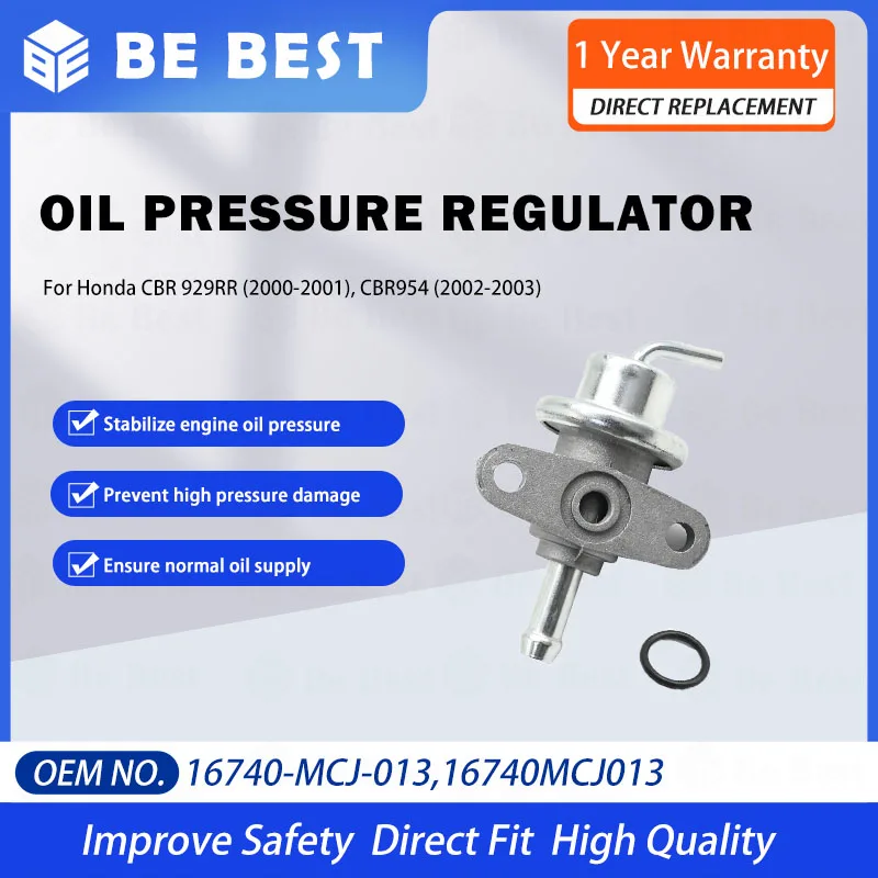 

3.0Bar / 3.5Bar / 4.0Bar Fuel Injection Pressure Regulator 16740-MCJ-013 For Honda CBR929RR 2000-2001 CBR954 2002-2003
