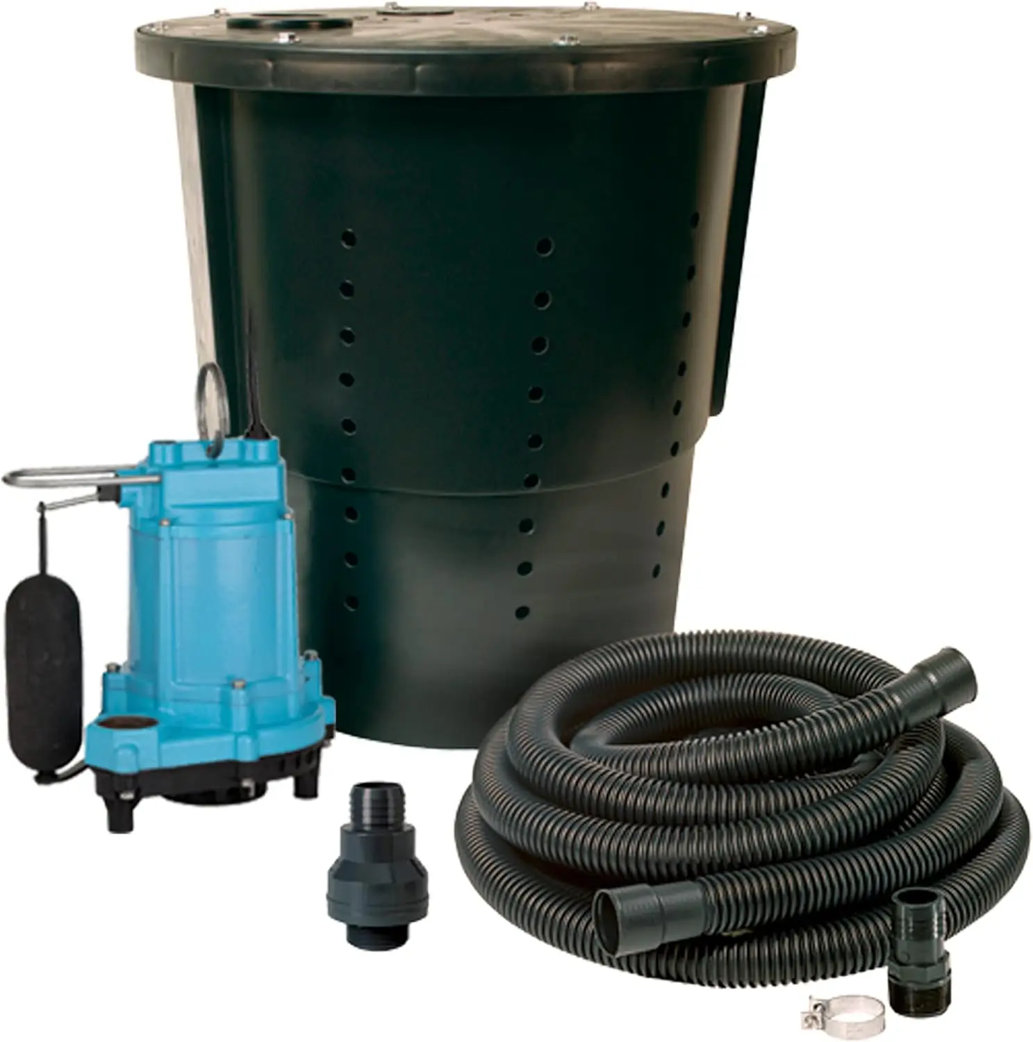 

CS-SS 115-Volt, 1/3 HP, 3000 GPH Pre-Packaged Automatic Crawl Space Sump System with 20-Ft. Cord, Blue/Black, 14940655