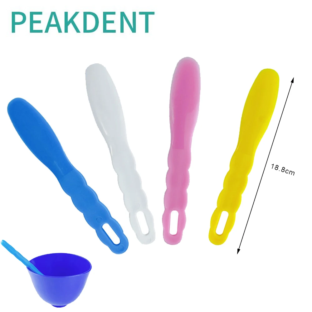 1Pcs Dental Alginate Mixing knife Plastic Spatula Cement Powder Mold Material Mixing Knife Dentistry Lab Tools