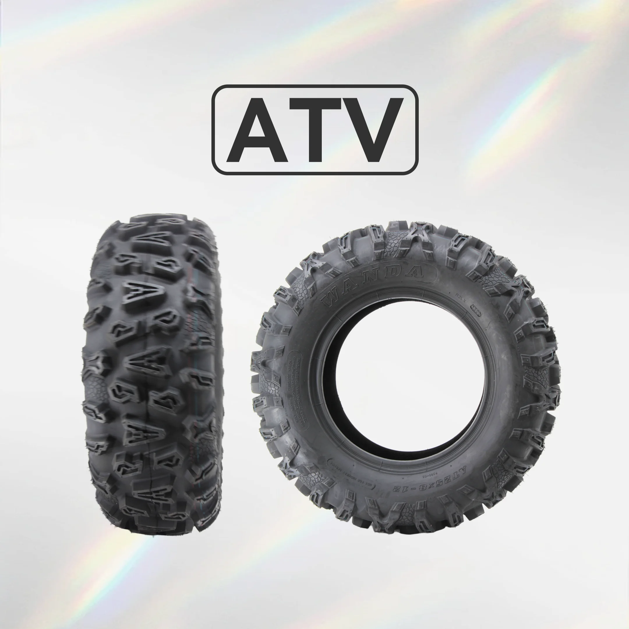 25*8-12 ATV Tire for 12 Inch Wheel Hub High Quality Tires for Beach Motorcycles