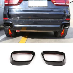 Stainless steel Car Styling Tail Muffler Exhaust Pipe Output Cover Trim For BMW X5 F15 X6 F16 2014-2018 Exterior Accessories