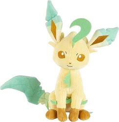 Leafeon-muñecos de peluche de la serie Pikachu Pokemon para niños, juguetes de peluche originales, Eevee, alta calidad, regalos de Navidad, 27cm, nuevo