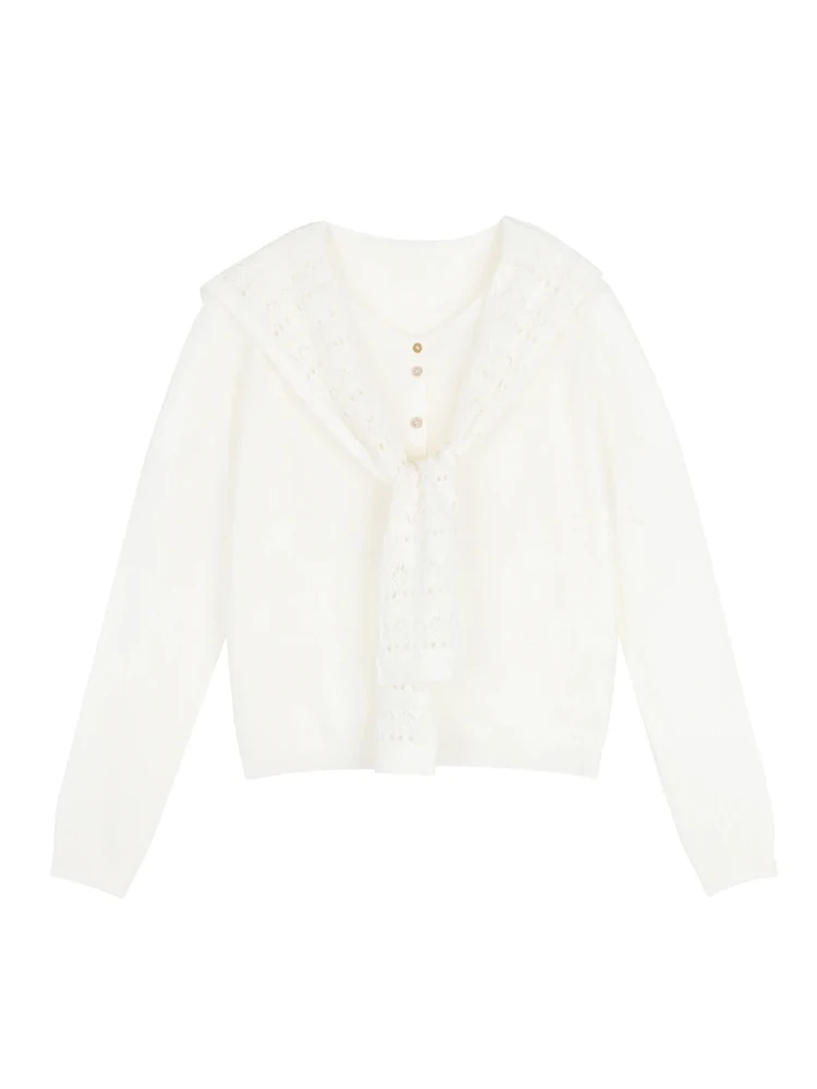 Faionable Long Sve gebreide omslagdoek dames casual Sle ronde Ne Top Agel trendy gebreide kleding voor het herfstseizoen