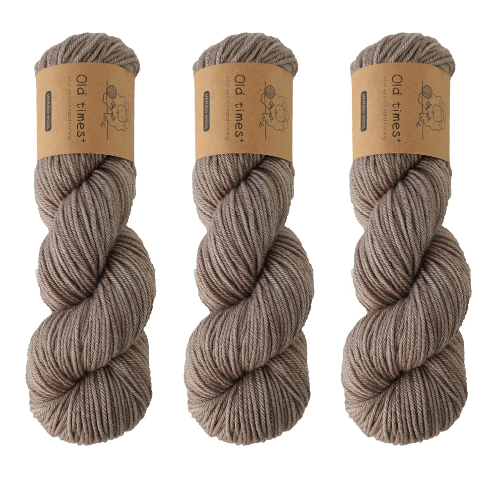 3 stks Breigaren Merinowol Hand Zachte Trui Sjaal Hoed Geweven Regenboog Baby DK Draad 100g/Strand