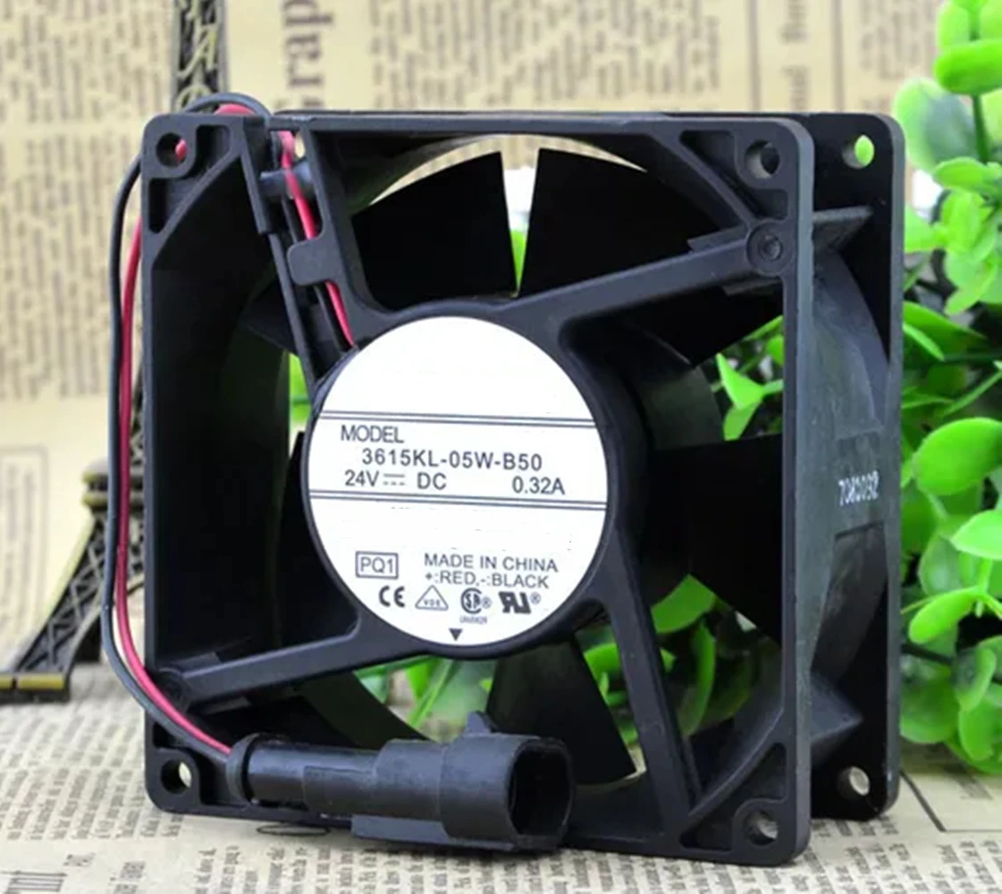 

3615KL-05W-B30 B40 B50 B59 B60 B70 Server Frequency conversion Cooling Fan DC 24V 90x90x38MM