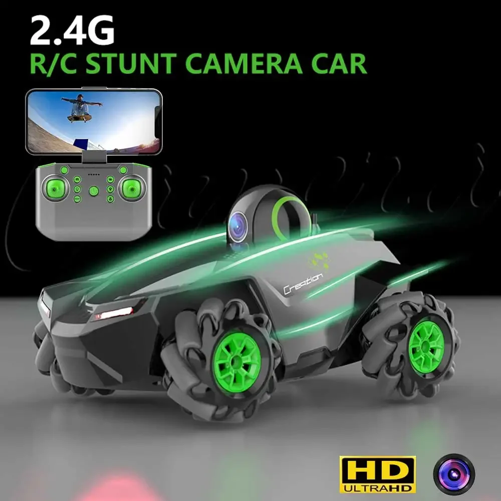 

RC 1:20 with video 2.4g WiFi FPV HD camera 360° rotating camera, cars, children's and boys' toy cars