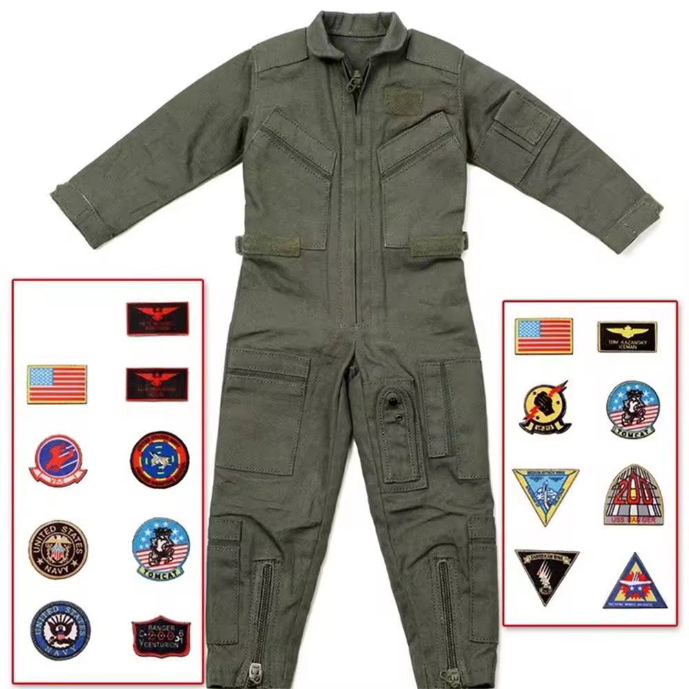 1/6 MA80170 US. Mono de piloto General de Tom Cruise para hombre guapo, accesorios de vestido para figura de acción de 12 "DAM 3A COO DID