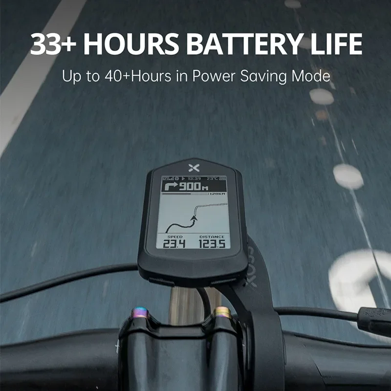 XOSS NAV دراجة الكمبيوتر خريطة الملاحة اللاسلكية الدراجات عداد السرعة GPS مقاوم للماء بلوتوث ANT + الإيقاع سرعة السلطة متر #1