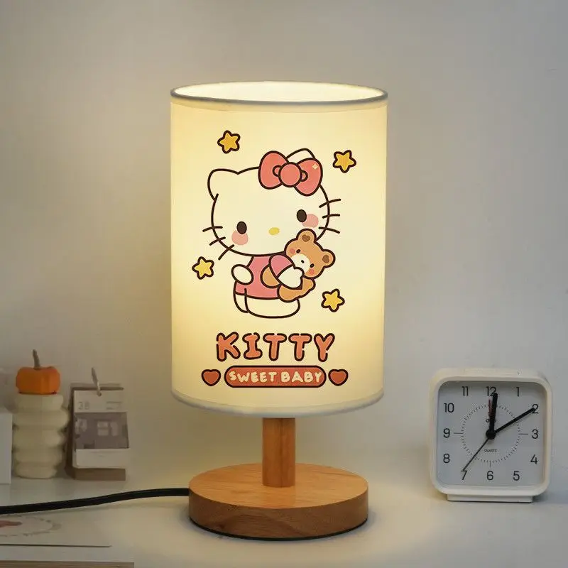 Sanrio Hello Kitty Nachtlicht, niedlicher Cartoon, neuer Stil, Schlafzimmer, modisch, warm, für Kinder, Kawaii, Mädchen, Urlaubsgeschenk, heißer Verkauf, günstig