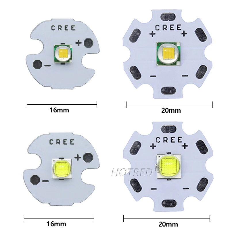 50PCS 3W 8W 10W High Power LED XPE 3535 XLM T6 XLM2 5050-L2T6 Chip Lamp Bead Diode Cold Warm White For Flashlight Spotlight DIY