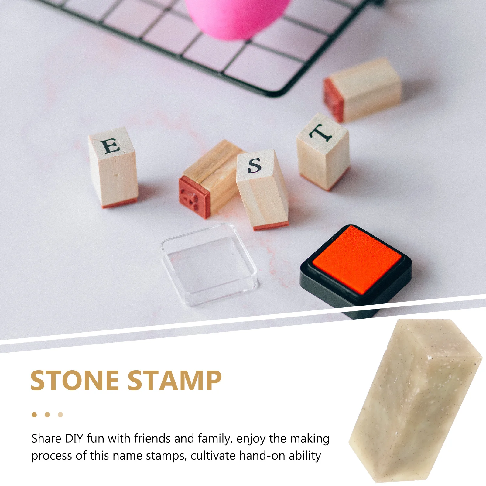 Chinese Name Stamp Crafts, Stone Seal, Material para Fornecimento