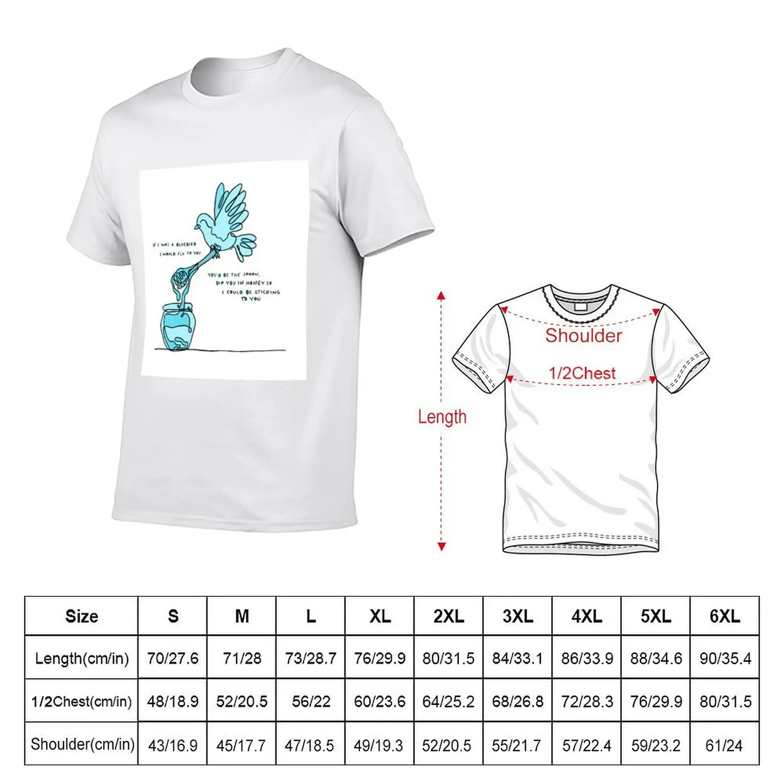 If i was a blue bird… T-Shirt luxury t-shirt Short sleeve tee mens shirts graphic tee