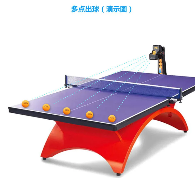 serve machine automatic recycling table tennis trainer high school entrance examination multi-rotation landing point