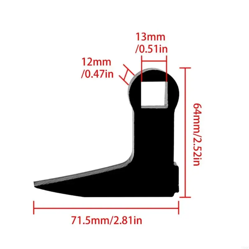 أداة الرافعة المالية الجديدة طراز L لعام 2025 من Crowfoot المطلية بأكسيد أسود أداة يدوية مريحة للسيارات للمساحة الضيقة #6